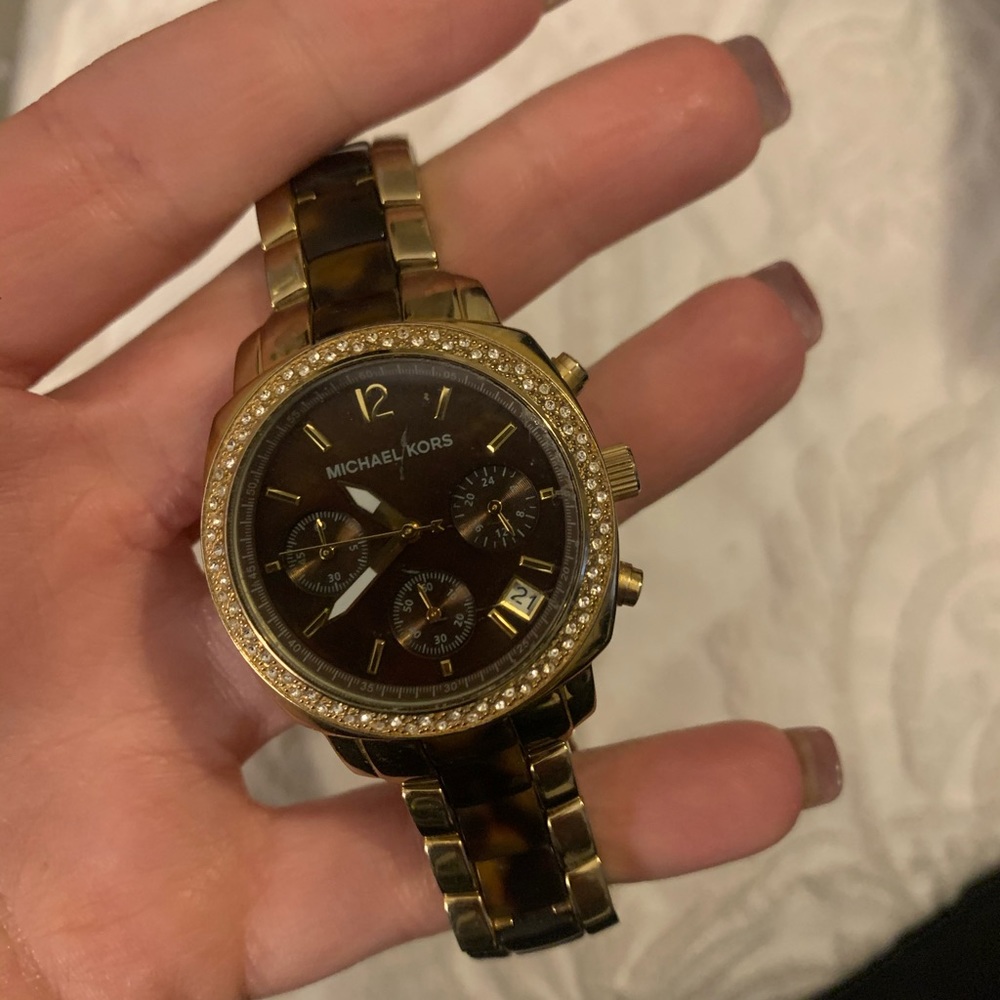 Michael Korda Women’s Tortoise Shell Watch